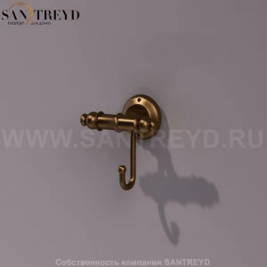 Крючок для полотенец SIMAS бронзовый