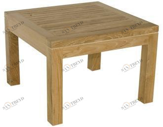 Il Giardino di Legno Низкий квадратный деревянный столик для сада Savana 458