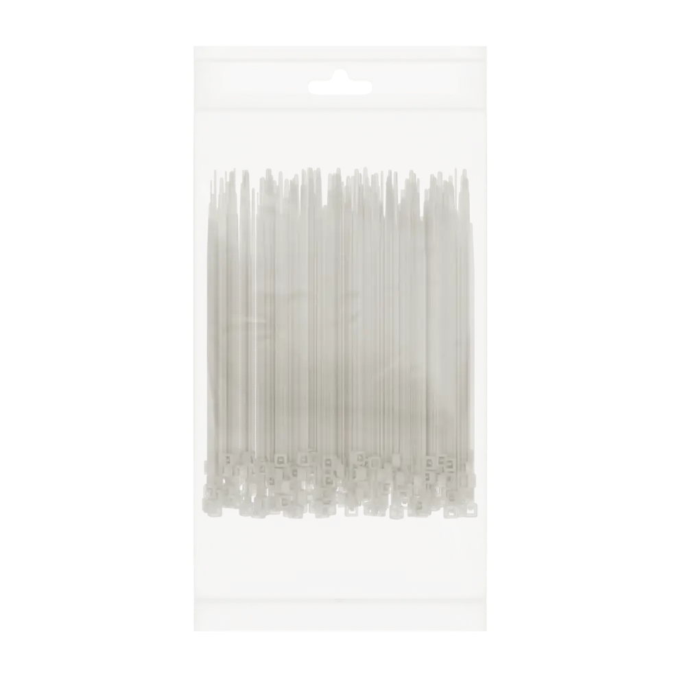 Крепежный хомут 2.5x200 мм нейлон цвет белый 100 шт Santreyd STLM-2065546