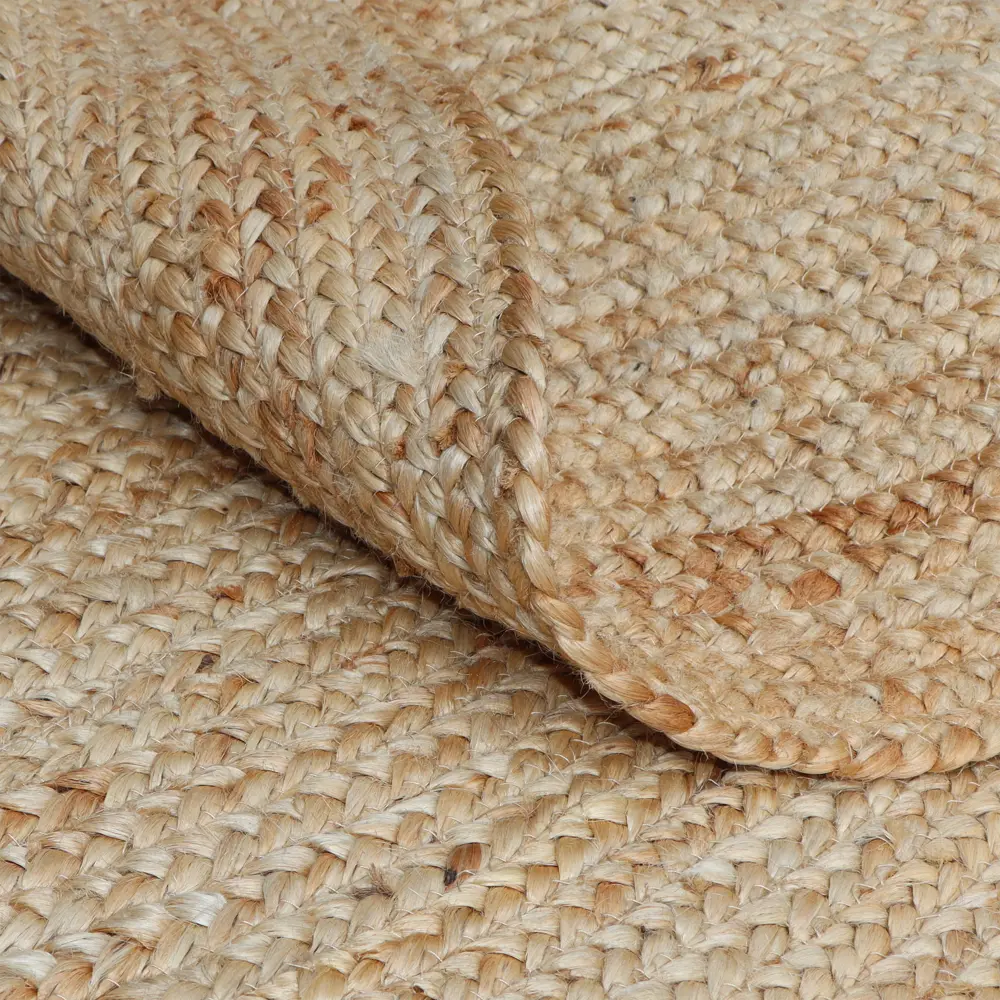 Круглый джутовый ковер INSPIRE Nils натурального цвета диаметр 100 см 82063309 STLM-1049535 - Вид №5