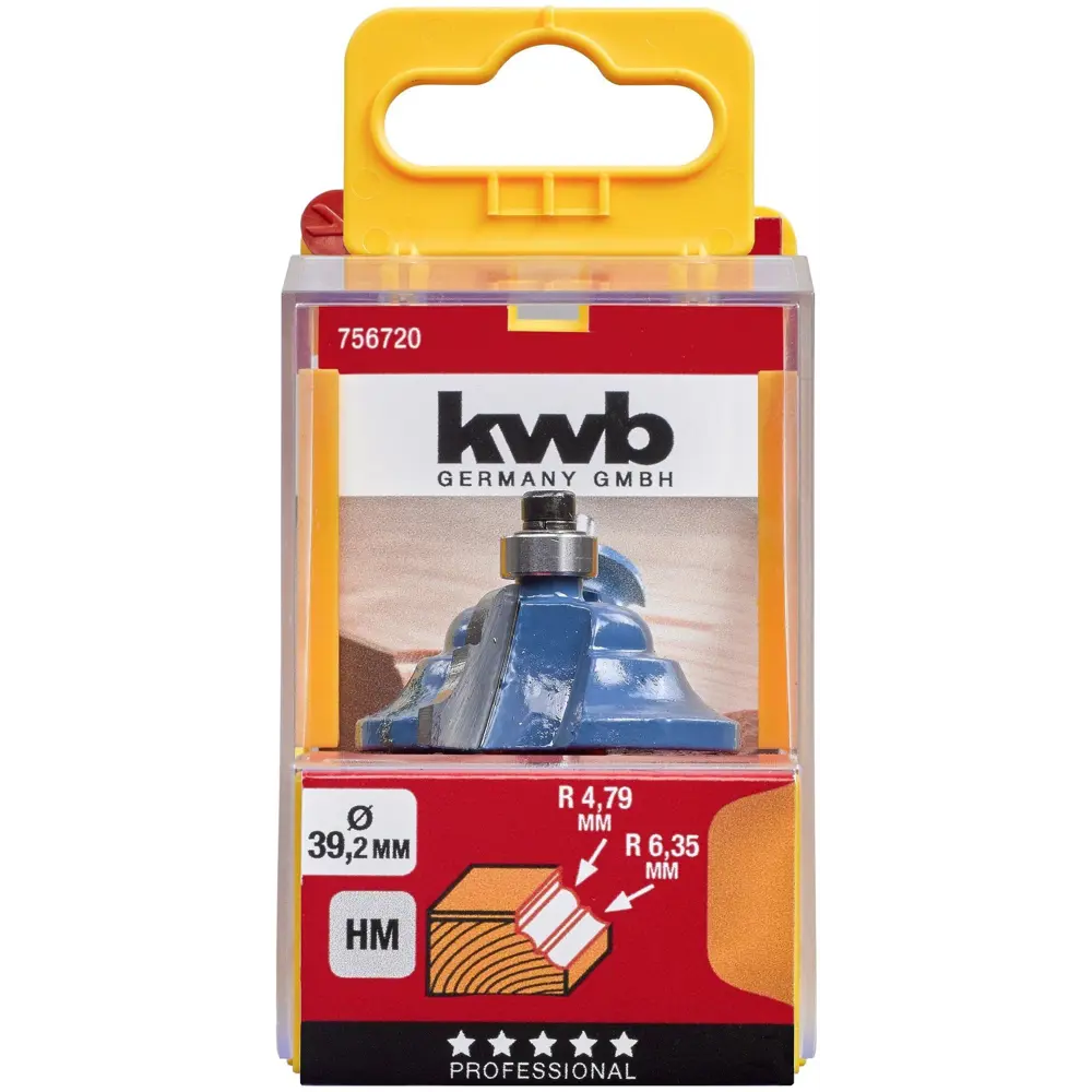 Фреза фигурная KWB 756720 25.7 мм хвостовик 8 мм STLM-2051277 - Вид №1