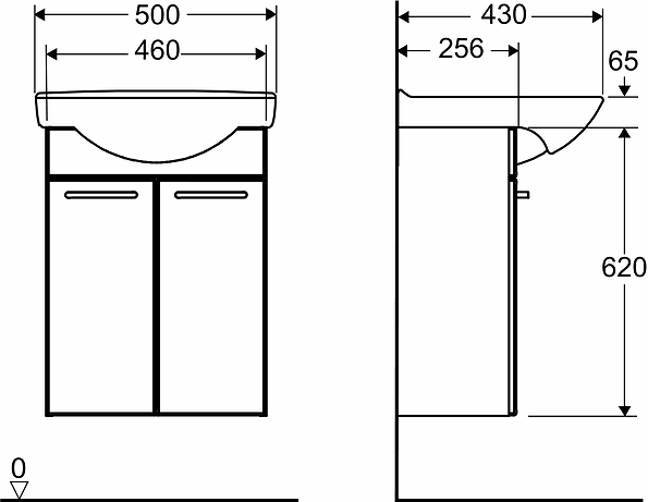 222200082 Комплект мебели IFO Cera, с двумя дверцами  - Вид №1