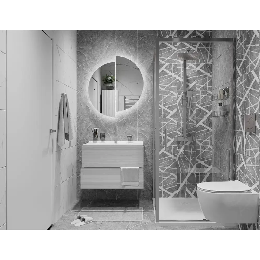 AM.PM Struktura - Подвесная тумба под раковину 80 см с экосертификатом 86746448 STLM-1002860 - Вид №9