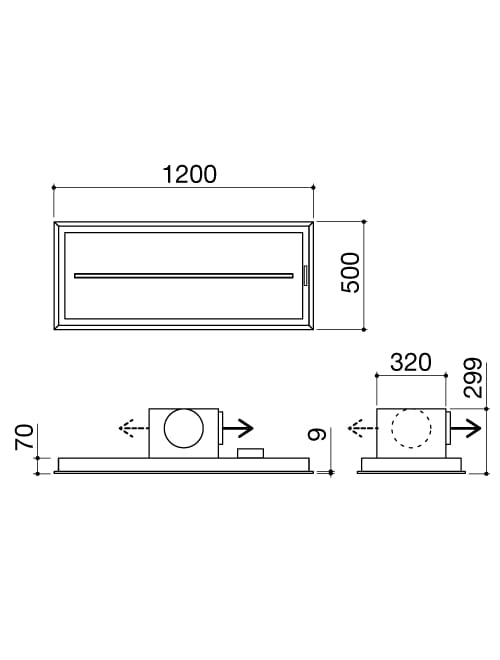 Потолочный капот из нержавеющей стали с сенсорным управлением Barazza B_Ambient ARCH-00037624 - Вид №2