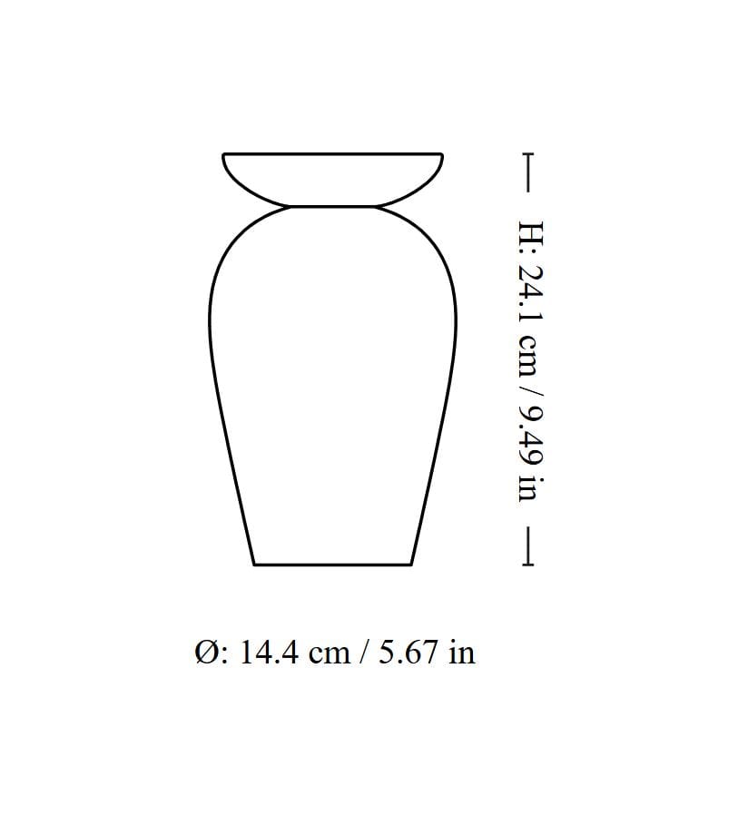 Керамическая круглая ваза &Tradition момент ARCH-00069870 - Вид №12