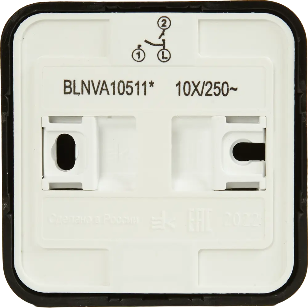 Выключатель накладной Schneider Electric Blanca 2 клавиши цвет антрацит 86724511 STLM-2172650 SYSTEME ELECTRIC - Вид №3