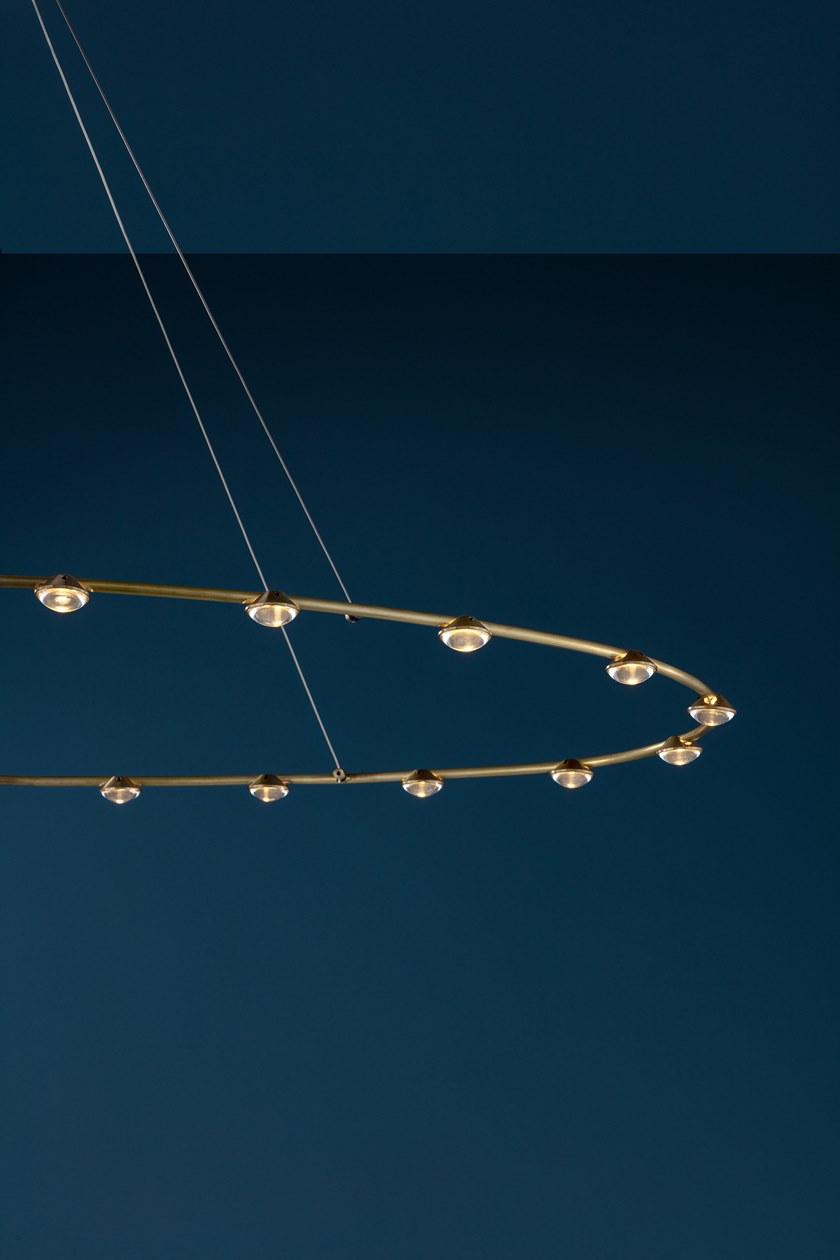 Catellani & Smith Светодиодный подвесной светильник из латуни Petites lentilles Pl22 - Вид №3