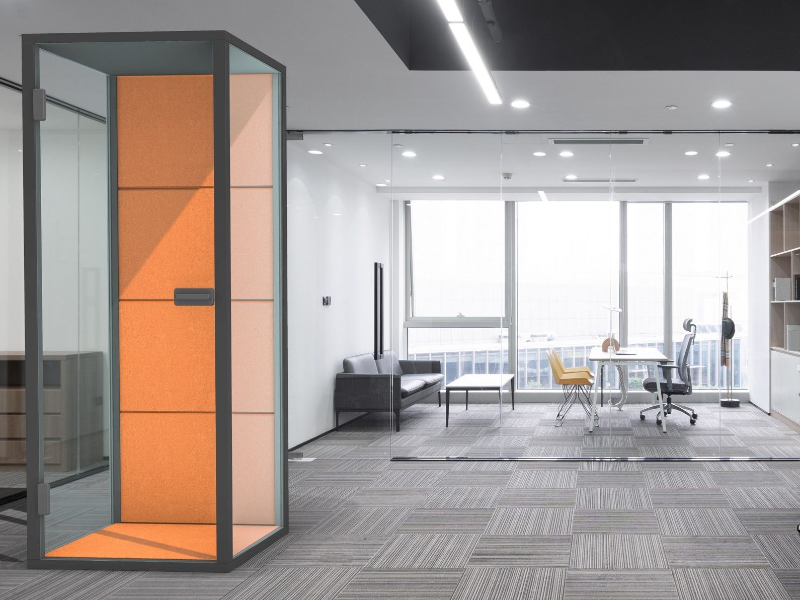 Одноместный акустическая офисная кабина Marvinacustica PRIMA ARCH-00058795