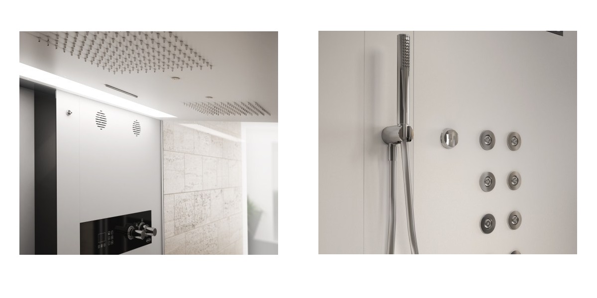 Душевая кабина угловая Frame In2 9448-27319 Sx Jacuzzi 944827319SX - Вид №1