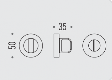 CD49BZGG.OL Фиксатор сантехнический Rosetta CD49 BZGG золото COLOMBO BLAZER Colombo Design - Вид №1