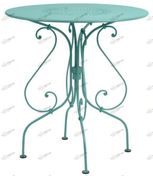 Fermob Садовый круглый стол из стали 1900 sun-id-1502285