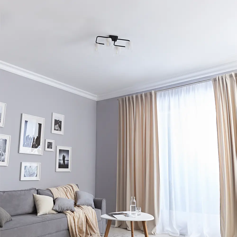 Люстра потолочная Stile 9160-4 4 лампы SCHAFFNER STLM-2123872 - Вид №8