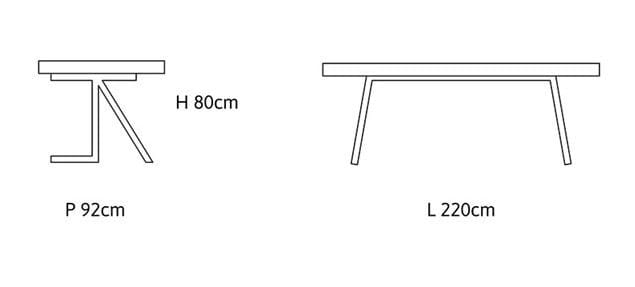 Прямоугольный стол Officine Tamborrino ETOILE ARCH-00080438 - Вид №3