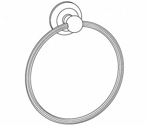 C38-510 C38-510 Кольцо для полотенца настенное АЛИЗЕ СИСЕЛЕ Cristal & Bronze ALIZÉ CISELÉ