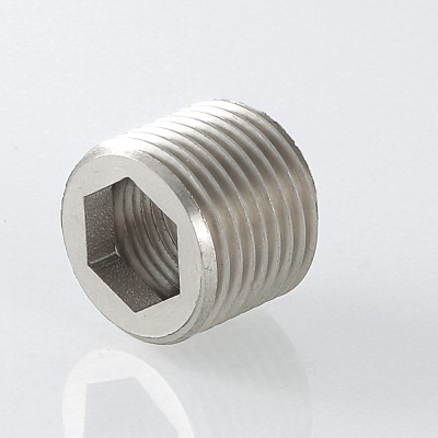 VTr.660.N.0405 Фитинг резьбовой – футорка под шестигранник Valtec 3/4" х 1/2"  - Вид №3