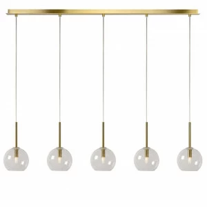 Подвесной светодиодный светильник Lucide Grace Led 30485/20/02 LUCIDE ДИЗАЙНЕРСКИЕ, GRACE LED 072975 Золотой