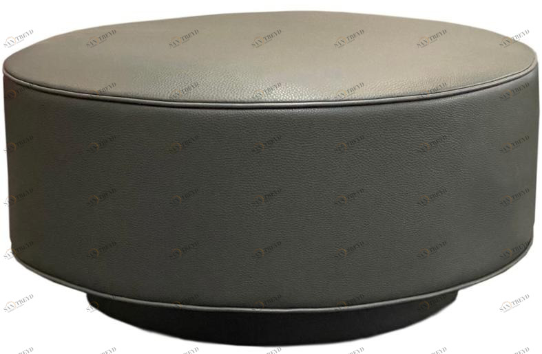 Duvivier Canapés Круглый кожаный пуф Elsa Elsaxg95, elsaxg96
