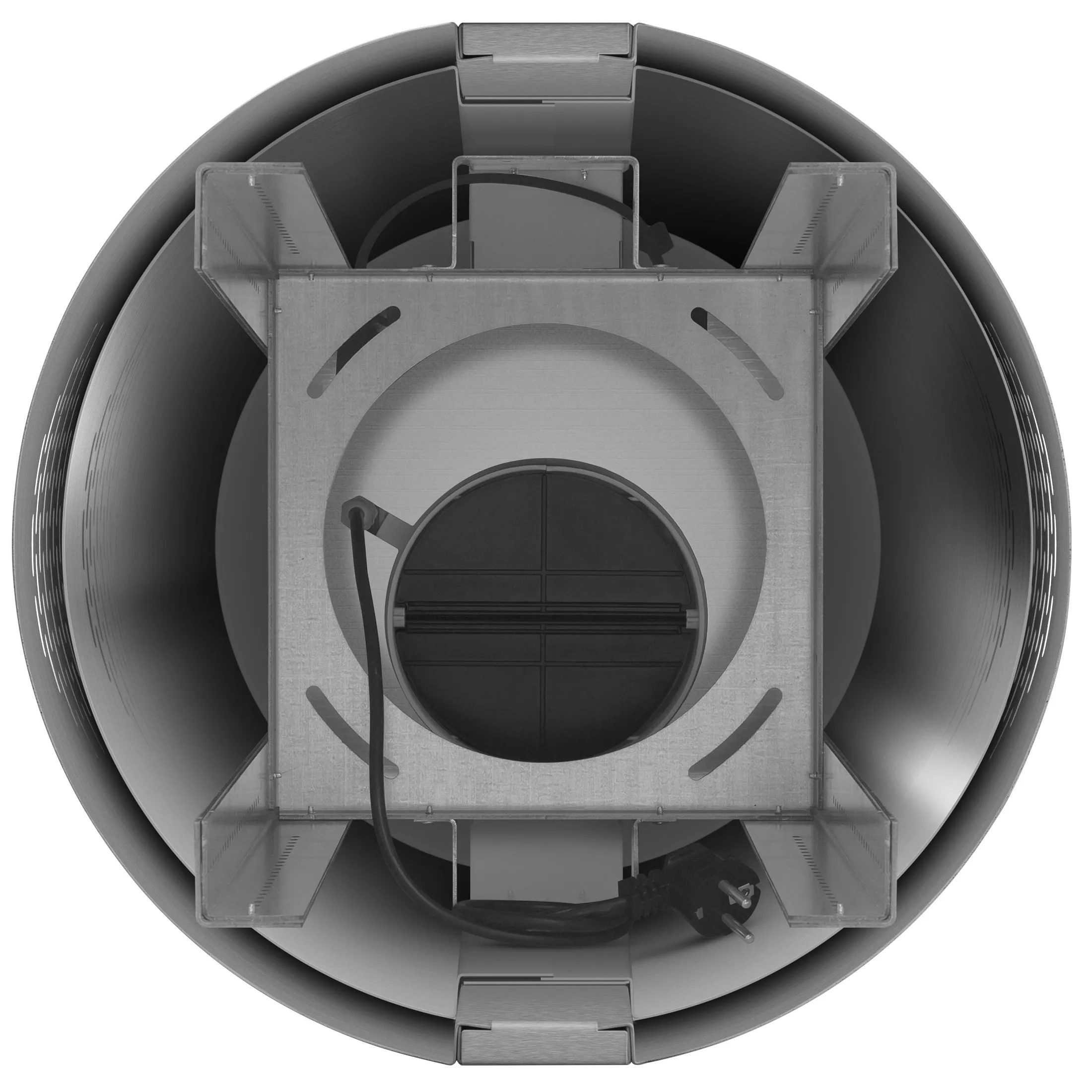 9243930 Вытяжка островная Meferi TUBE40IX ISLA POWER серебристый/серебристый STDN-0125147 - Вид №13