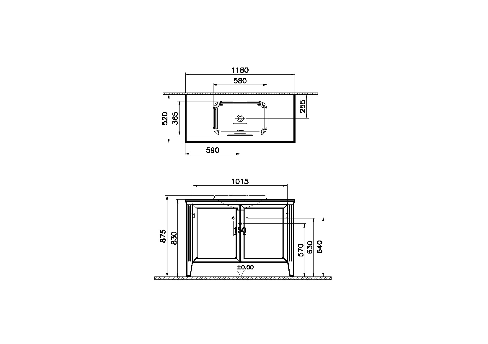 62174 Раковина Vitraglobal Valarte  - Вид №1