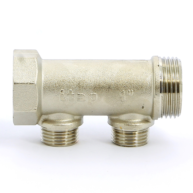 Коллектор НВ 1" никелированный ITAP 2 выхода 1/2"Н 38мм 45512 - Вид №1