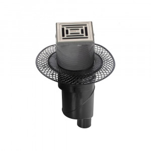 090069 Трап водосток PLATZ Uno 100х100  Berges PLATZ Uno