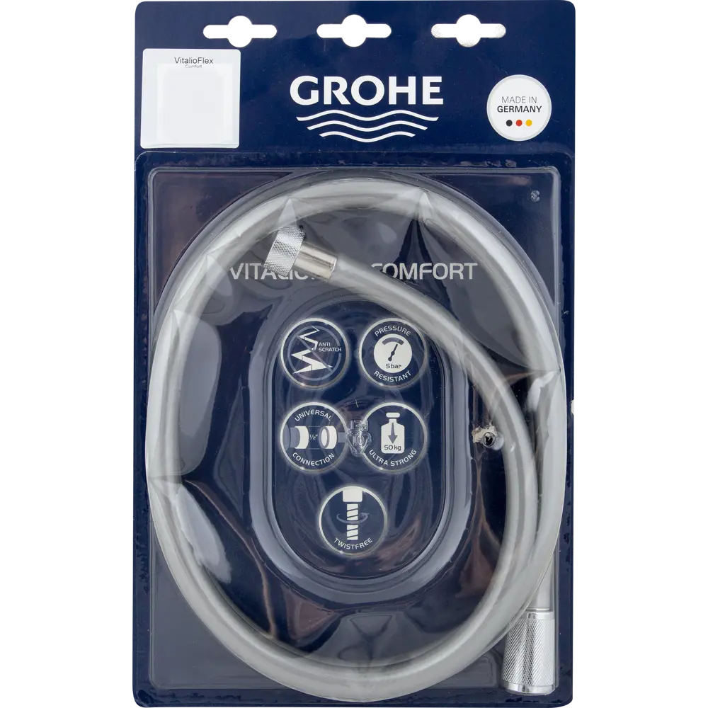 Шланг для душа Grohe 1.5 м ПВХ цвет хром 18234518 STLM-2099844  - Вид №1