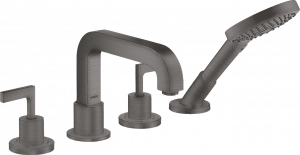 39454340 Смеситель для ванны, монтируемый на плитку, на 4 отверстия, с рычажными ручками и накладками AXOR CITTERIO