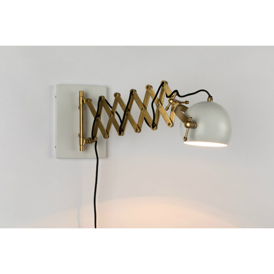 Лампа настенная Sarana, белая White Label Living 5400033 - Вид №3