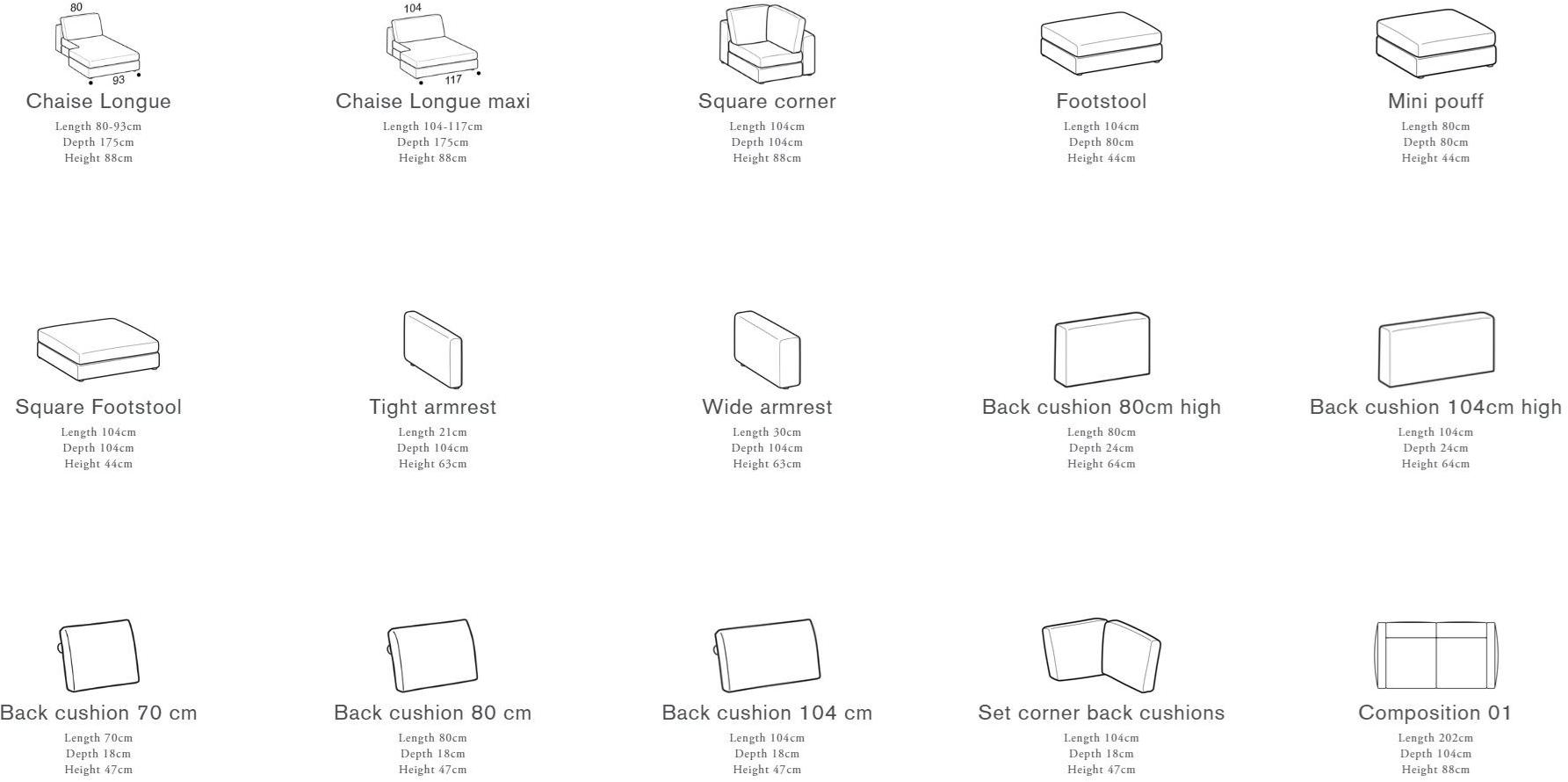Ditre Italia Модульный угловой диван из ткани Urban sun-id-1485950 - Вид №5