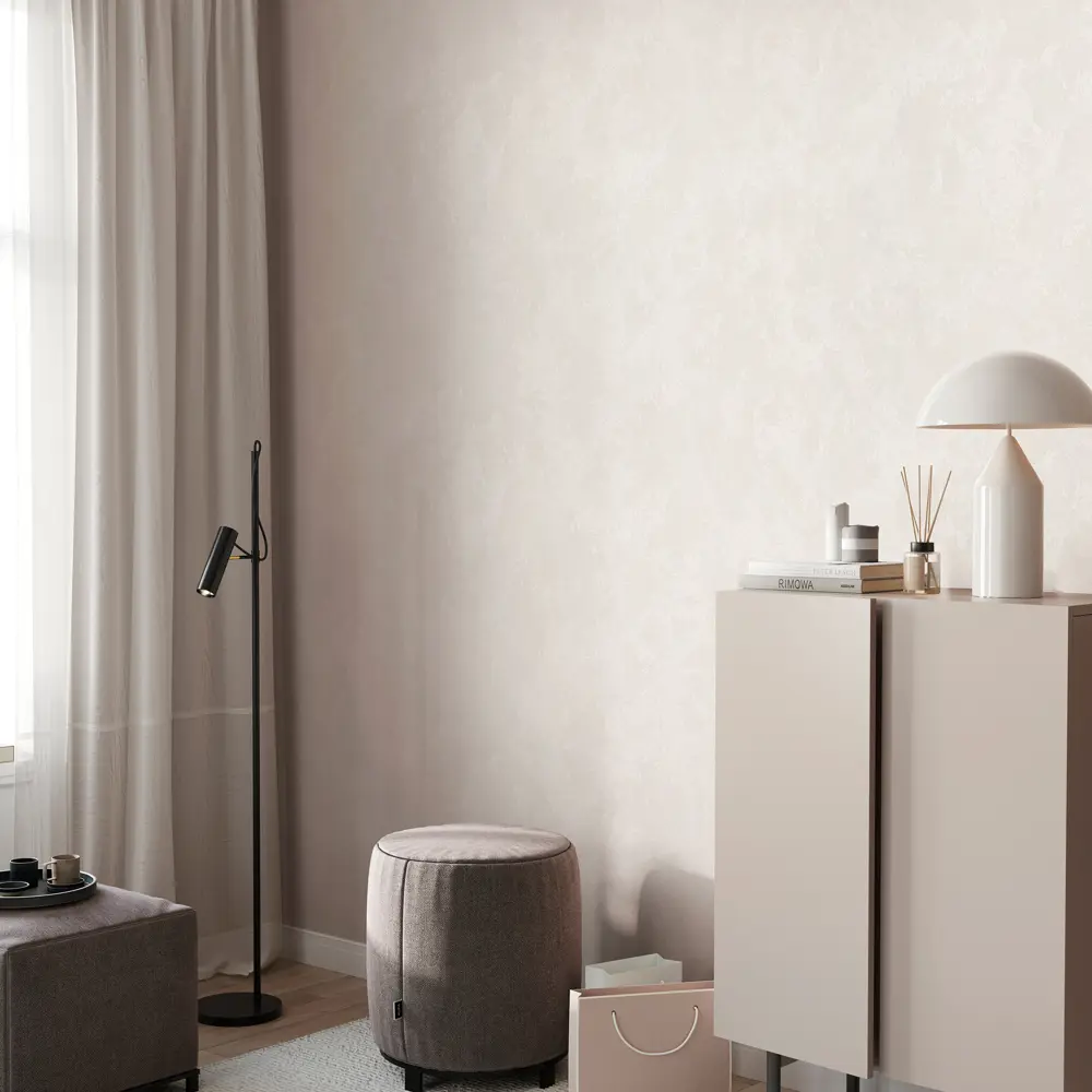 АСПЕКТ РУ Муза - флизелиновые обои белые под покраску 1.06 м 87964084 STLM-0076426 - Вид №3