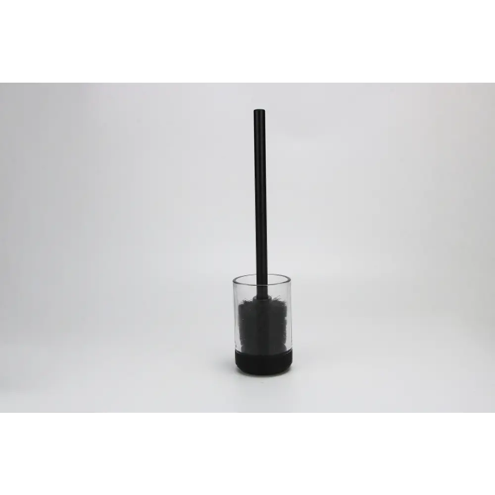 Ёршик для унитаза Proffi Home Black Glass стекло цвет прозрачный/черный STLM-2179212