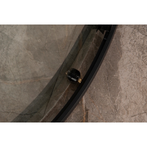 Orange E01-100TB Душевой уголок с поддоном 100х100х205 4MM прозрачный черный Хром sun-id-1517003 - Вид №2