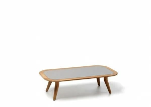 Talenti Прямоугольный столик для сада из тика Moon teak Montektc