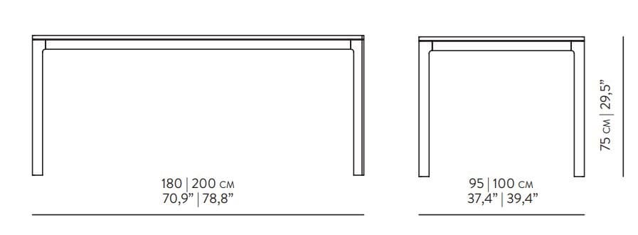 Прямоугольный стол из массива дерева Wewood NUDA ARCH-00142990 - Вид №6