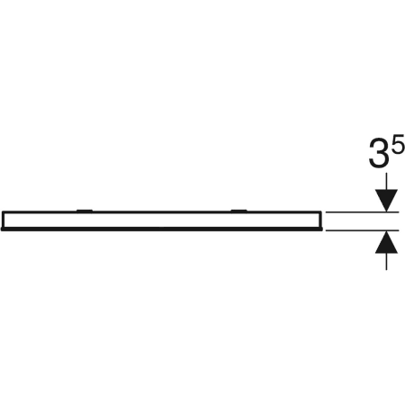 Y862340000 Зеркало с подсветкой Geberit Renova Compact Geberit  - Вид №9