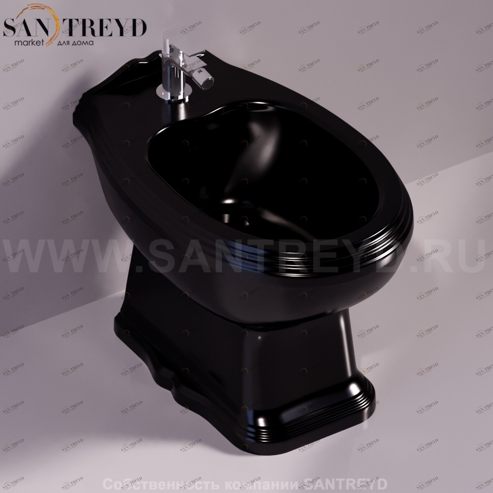 AR833NERO Биде напольное Arcade Simas