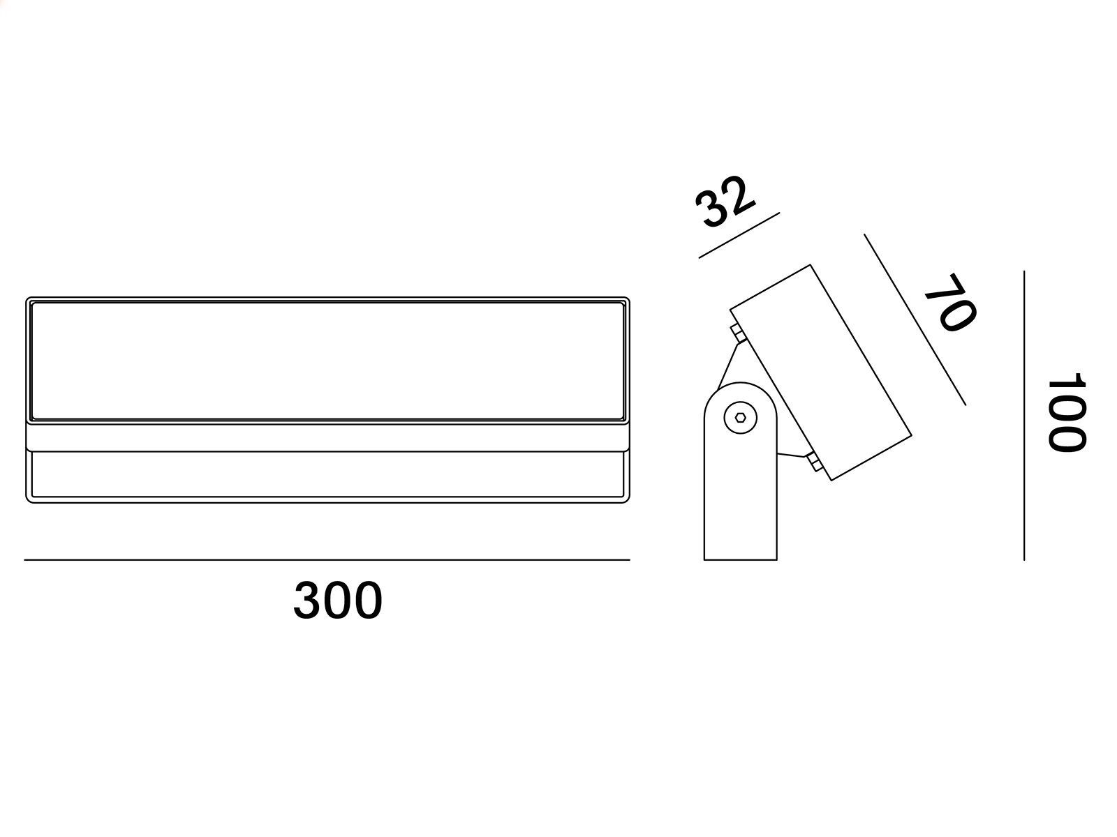 Регулируемый светодиодный прожектор из нержавеющей стали Stral BAJA ARCH-00089234 - Вид №17