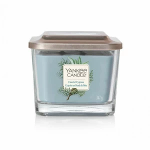 Свеча средняя Coastal Cypress "Прибрежный кипарис" 347гр 28-38 часов YANKEE CANDLE  268070 Голубой