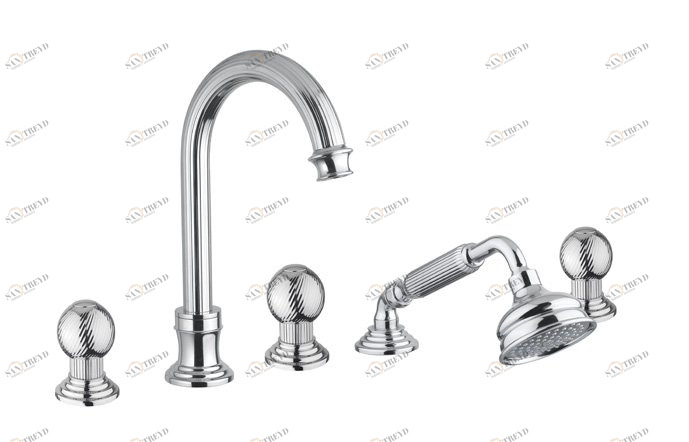 Смеситель на борт ванны Cezares OLIMP-BVD-01-M