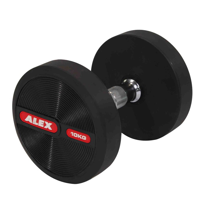 DB-TPU Гантельный ряд alex db-tpu, 10 пар от 2,5 до 25 кг Alex P-RO 