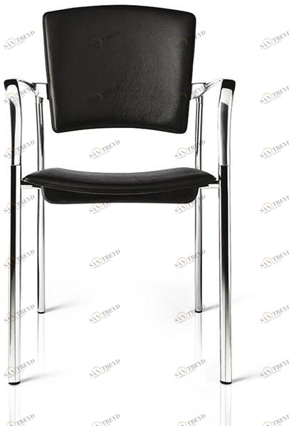 ENEA Стул для конференций, обитый кожей, с подлокотниками Eina sun-id-1475742