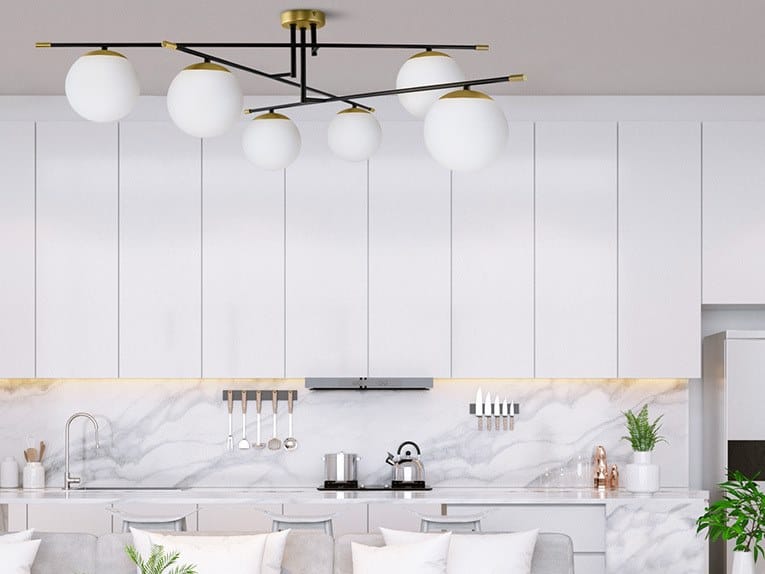 Потолочный светильник из травленного стекла Maytoni Nostalgia ARCH-00036664 - Вид №5