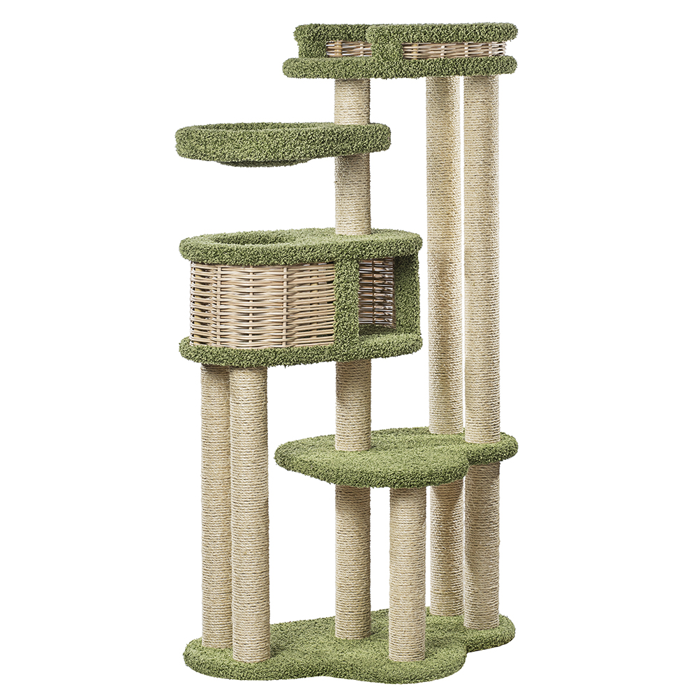 ПР0030126 Комплекс для кошек Басик+ 100х60х170см ПУШОК 