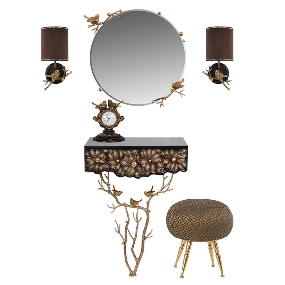 43012,15009,79025,35063,35062,14036 Комплект Терра Каштан из 6-ти предметов BOGACHO 4627163961656, 4627174553604, 4627174557916, 4627174557978, 4627174557947, 4627174556124