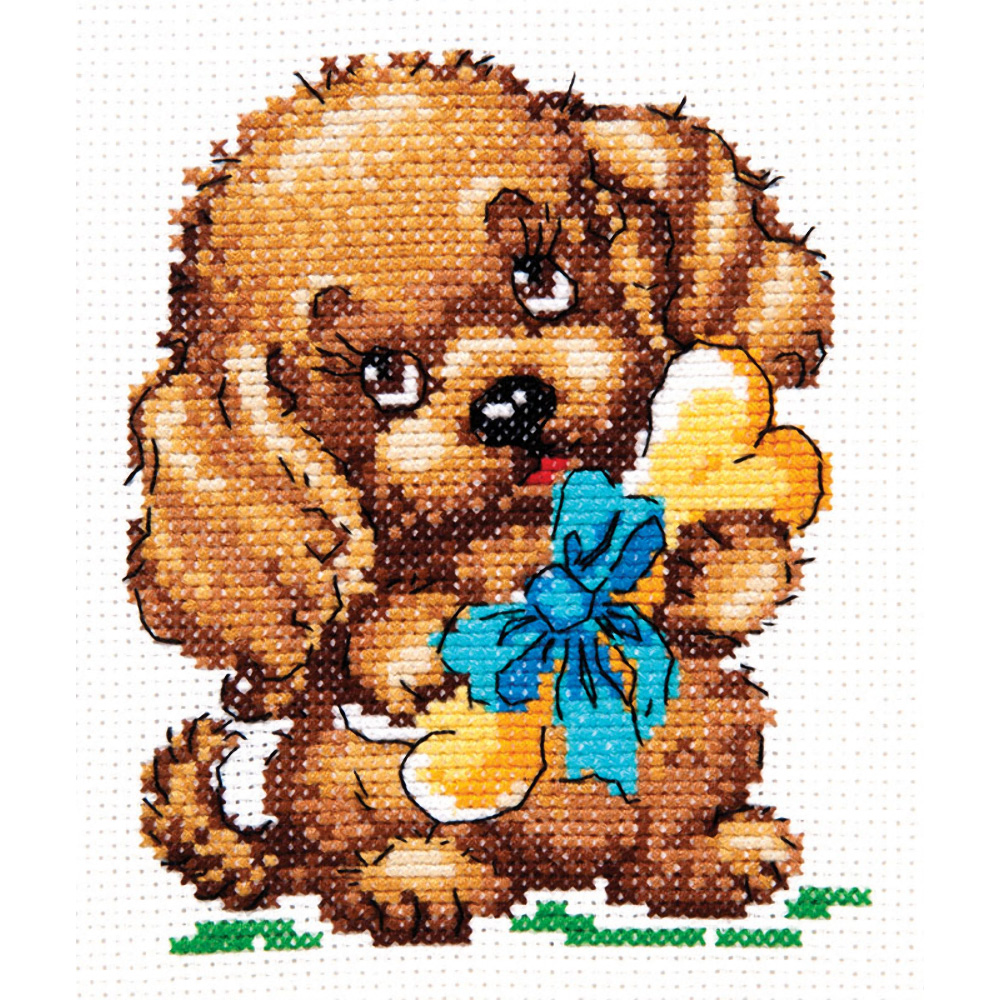 018-47 Счастье есть! Набор для вышивания Чудесная Игла 10 х 12 см Чудесная игла 