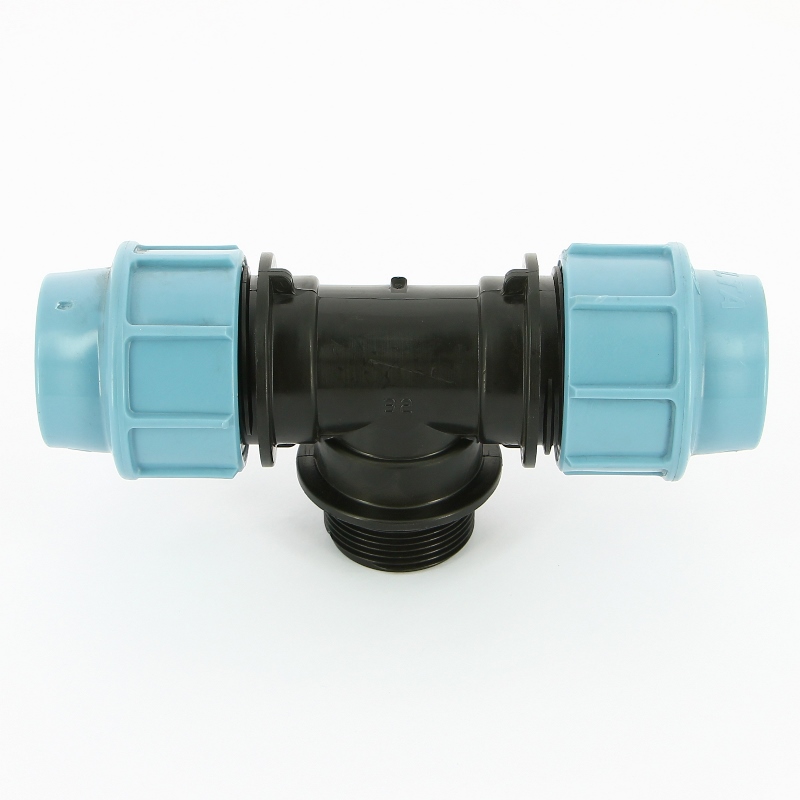 Тройник обжим-Н для труб ПНД UNIDELTA 32х1" 1010032005