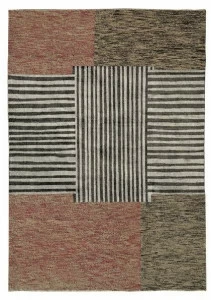 Roche Bobois Прямоугольный ковер из бамбукового шелка с рисунком