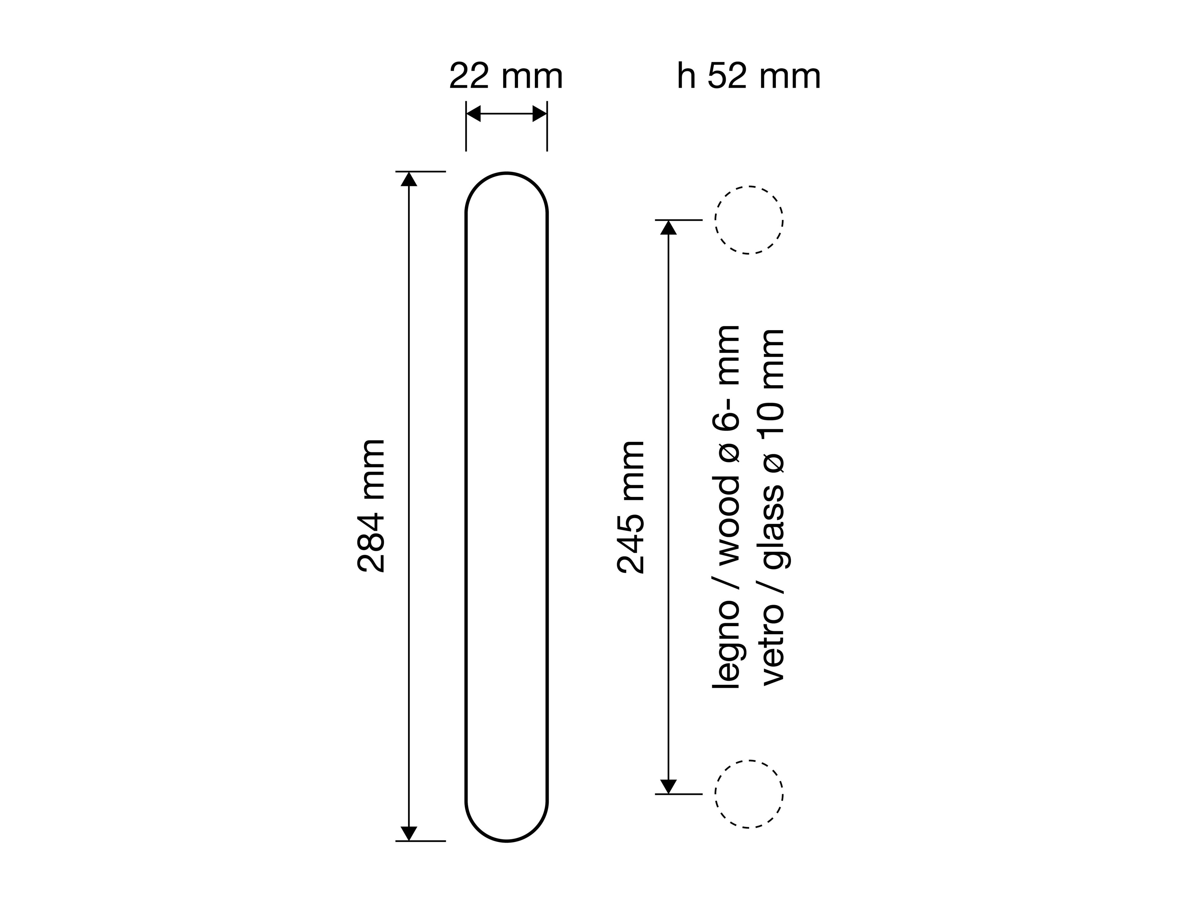 Латунная ручка LINEA CALI' Grip ARCH-00051160 - Вид №7