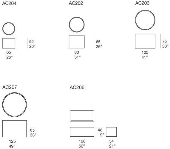 Paola Lenti Держатель для посуды из нержавеющей стали sun-id-1425279 - Вид №6
