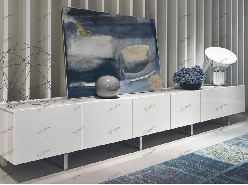 MisuraEmme Буфет из лакированной древесины с распашными дверцами Atelier sun-id-1505969